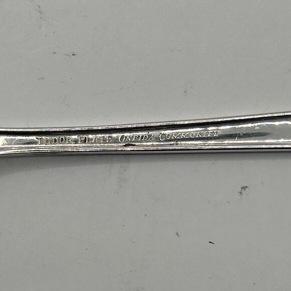 Vintage Tudor Plate Oneida Community BRIDAL WREATH Pie Server Silver Plated - Picture 7 of 8